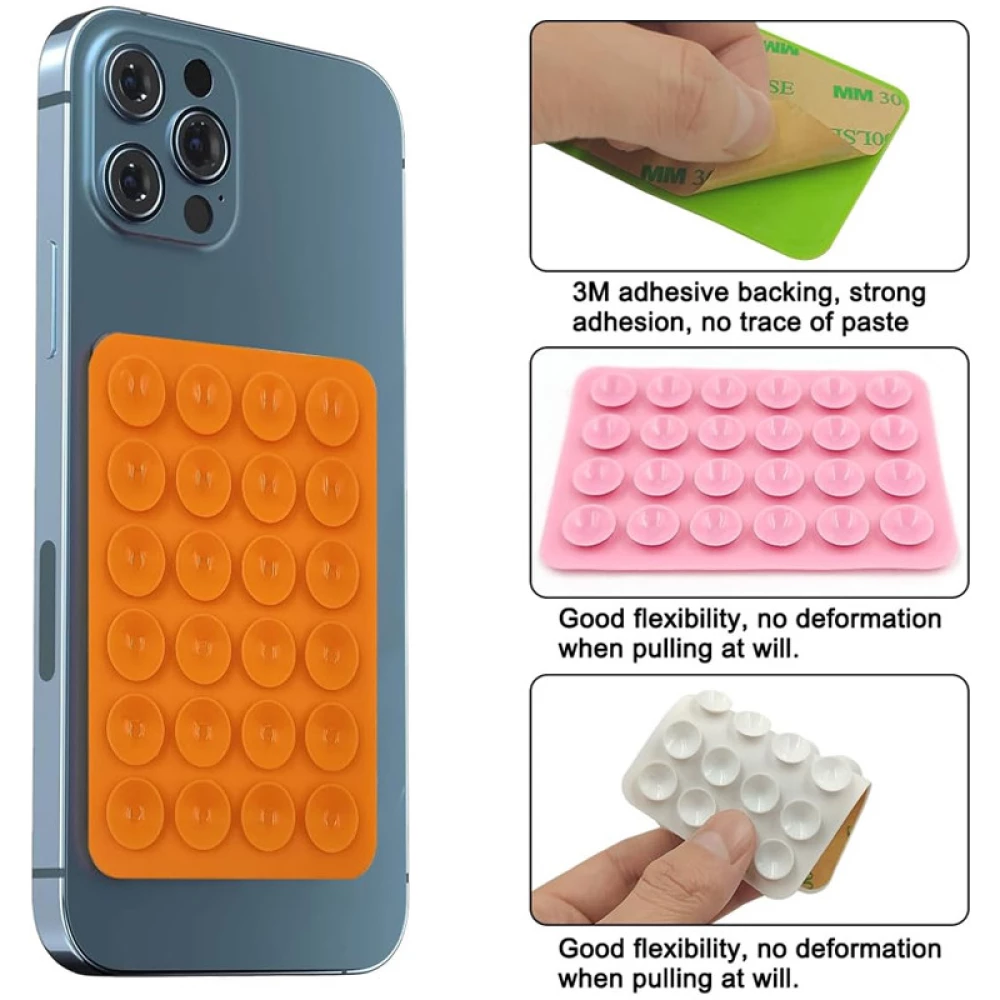 Ventouse en silicone double face